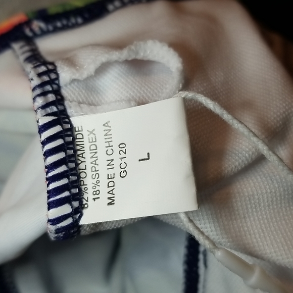 NWT TANKINI BOY SHORT REMOVABLE PADDING ADJUSTABLE DRAWSTRING NECKLINE - Picture 8 of 9